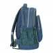 TOPModel iskolai hátizsák (40x30x19 cm), sötétkék-zöld, kígyós Adventure World (6)