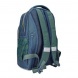 TOPModel iskolai hátizsák (40x30x19 cm), sötétkék-zöld, kígyós Adventure World (6)