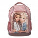 TOPModel iskolai hátizsák (40x30x19cm) barátnős, rózsaszín pöttyös DOTS (6)