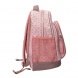TOPModel iskolai hátizsák (40x30x19cm) barátnős, rózsaszín pöttyös DOTS (6)