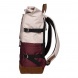 Schneiders Walker hátizsák, bordó-bézs (29x45-64x17 cm, 23-30l) popcorn-cypress,roll up two(6)