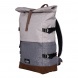 Schneiders Walker hátizsák, szürke-bézs (29x45-64x17 cm, 23-30l) popcorn-grey,roll up two(6)