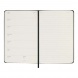 MOLESKINE Határidőnapló 2026/27 18 hónap, heti, kemény borítású, fekete (P)