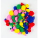 Stylex színes pompom szett, 100 db/csom. (6)