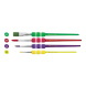 Faber-Castell Ecset készlet 4db-os puha tapintású (2,6,10,12)