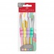 Faber-Castell Ecset készlet 4db-os puha tapintású pasztell (4,8,10,12)