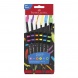 Faber-Castell ecsetkészlet 6db-os, kerek és lapos ecsetek, soft touch markolat (2,4,6,8,10,12)