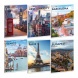 Ars Una A4 extra kapcsos füzet, négyzethálós Cityscape (5482) 25