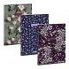 Ars Una A4 extra kapcsos füzet, négyzethálós Sakura-Navy-Flowery mix (5591) 26