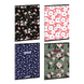 Ars Una A5 extra kapcsos füzet-szótár Navy-Flowery-mix (5595) 26