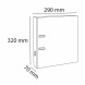 Exacompta PVC iratrendező (A4, 7 cm, 2 gyűrűs) kék