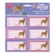 Ars Una csomagolt füzetcímke (3 x 6 db) Cute Animals-Horse (5526) 26