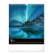 6087-AB Reálszisztéma Falinaptár Aurora Borealis 30 × 34 cm (2026)