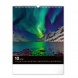 6087-AB Reálszisztéma Falinaptár Aurora Borealis 30 × 34 cm (2026)