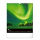 6087-AB Reálszisztéma Falinaptár Aurora Borealis 30 × 34 cm (2026)