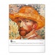 6087-VG Reálszisztéma Falinaptár Vincent van Gogh 30 × 34 cm (2026)
