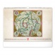 6094-AN Reálszisztéma Falinaptár Antique Maps 48 × 33 cm (2026)