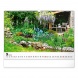 6094-GA Reálszisztéma Falinaptár Gardens 48 × 33 cm (2026)