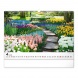 6094-GA Reálszisztéma Falinaptár Gardens 48 × 33 cm (2026)