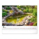 6094-GA Reálszisztéma Falinaptár Gardens 48 × 33 cm (2026)