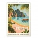 6094-TP Reálszisztéma Falinaptár Vintage Posters – Tropical Paradise 33 × 46 cm (2026)