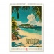 6094-TP Reálszisztéma Falinaptár Vintage Posters – Tropical Paradise 33 × 46 cm (2026)