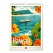 6094-TP Reálszisztéma Falinaptár Vintage Posters – Tropical Paradise 33 × 46 cm (2026)