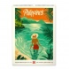 6094-TP Reálszisztéma Falinaptár Vintage Posters – Tropical Paradise 33 × 46 cm (2026)