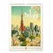 6094-WC Reálszisztéma Falinaptár Vintage Posters – World Citie 33 × 46 cm (2026)