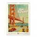 6094-WC Reálszisztéma Falinaptár Vintage Posters – World Citie 33 × 46 cm (2026)