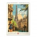 6094-WC Reálszisztéma Falinaptár Vintage Posters – World Citie 33 × 46 cm (2026)