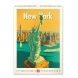 6094-WC Reálszisztéma Falinaptár Vintage Posters – World Citie 33 × 46 cm (2026)