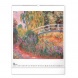 6095-CM Reálszisztéma Falinaptár Claude Monet 48 × 56 cm (2026)