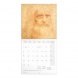 6097-LV Reálszisztéma Lemeznaptár Leonardo da Vinci 30 × 30 cm (2026)