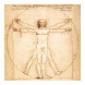 6097-LV Reálszisztéma Lemeznaptár Leonardo da Vinci 30 × 30 cm (2026)