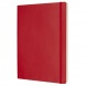 Moleskine Notesz QP623F2 Puha Skarlát Piros (XL) Sima