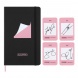 Moleskine Notesz BLACK PINK kemény (L) vonalas