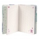 Emlékkönyv 3D B6 96lapos vonalas, kockás, sima Disney Pastel Stitch Love