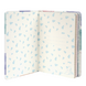 Emlékkönyv 3D B6 96lapos vonalas, kockás, sima Disney Pastel Stitch Love More