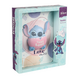 Emlékkönyv 3D B6 96lapos vonalas, kockás, sima Disney Pastel Stitch Love More