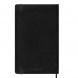 MOLESKINE Határidőnapló 2025/26 18 hónap, heti, puha borítású, fekete (L)