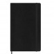 MOLESKINE Határidőnapló 2025/26 18 hónap, heti, puha borítású, fekete (L)