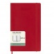 MOLESKINE Határidőnapló 2025/26 18 hónap, heti, puha borítású, skarlát piros (L)