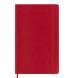 MOLESKINE Határidőnapló 2025/26 18 hónap, heti, puha borítású, skarlát piros (L)