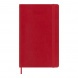 MOLESKINE Határidőnapló 2026/27 18 hónap, heti, puha borítású, skarlát piros (L)
