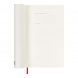 MOLESKINE Határidőnapló 2026/27 18 hónap, heti, puha borítású, skarlát piros (L)