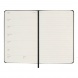 MOLESKINE Határidőnapló 2026 12 hónap, Heti, kemény borító, FEKETE (P)