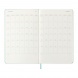 MOLESKINE Határidőnapló 2026 12 hónap, Heti, kemény borító, AQUAMARINE KÉK (L)