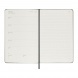 MOLESKINE SMART Határidőnapló 2026 12 hónap, Heti, puha borító, FEKETE (L)