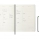 MOLESKINE SMART PRO Határidőnapló 2026 12 hónap, Heti, puha borító, FEKETE (XL)
